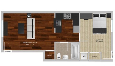 North Star Studio at Heritage Apartments, Columbus, OH